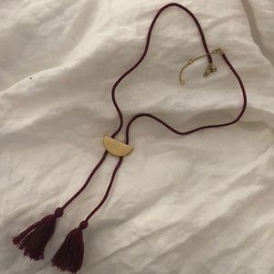 Madewell Gold Bolo / Necklace